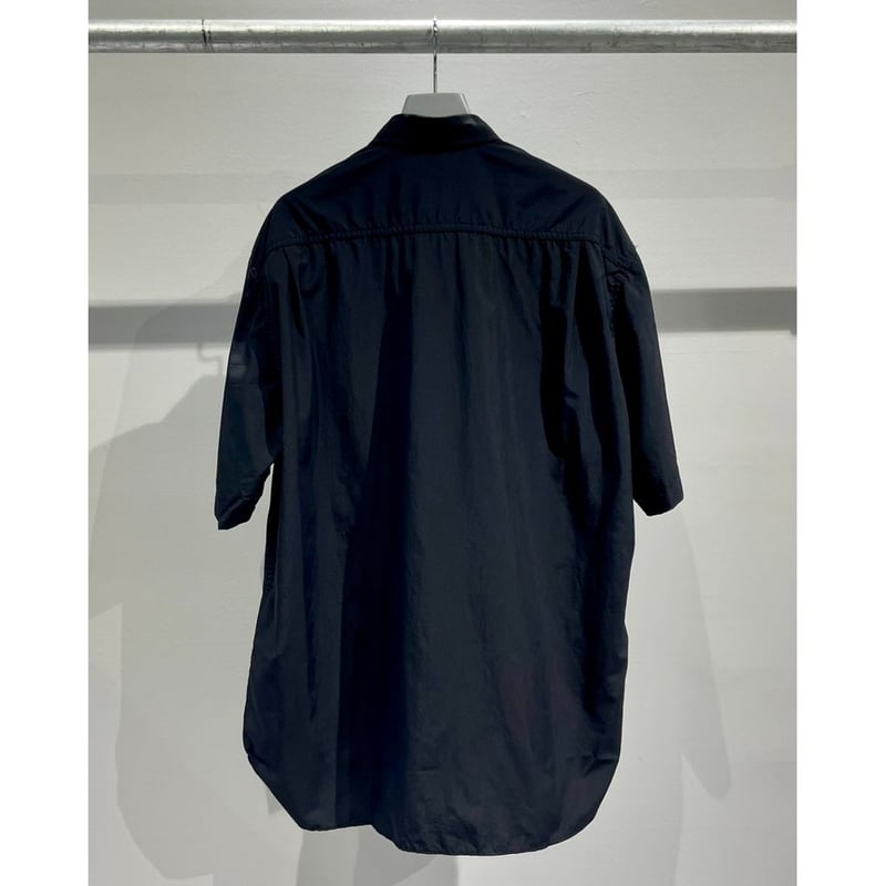 COMME des GARCONS HOMME シャツ ナイロンタイプライター BLACK |