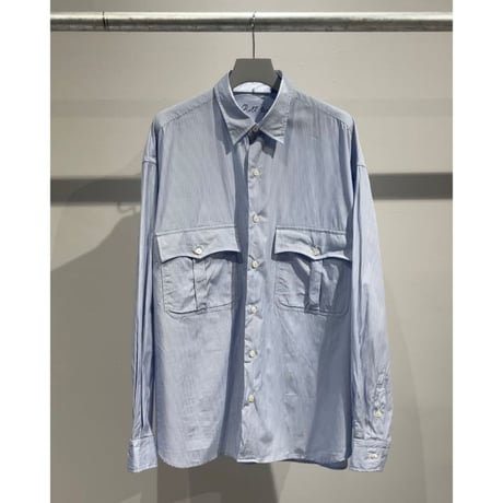 PORTER CLASSIC ROLL UP STRIPE SHIRT