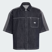 adidas originals オリジナルス デニム半袖ワーク シャツ（Indigo Denim）