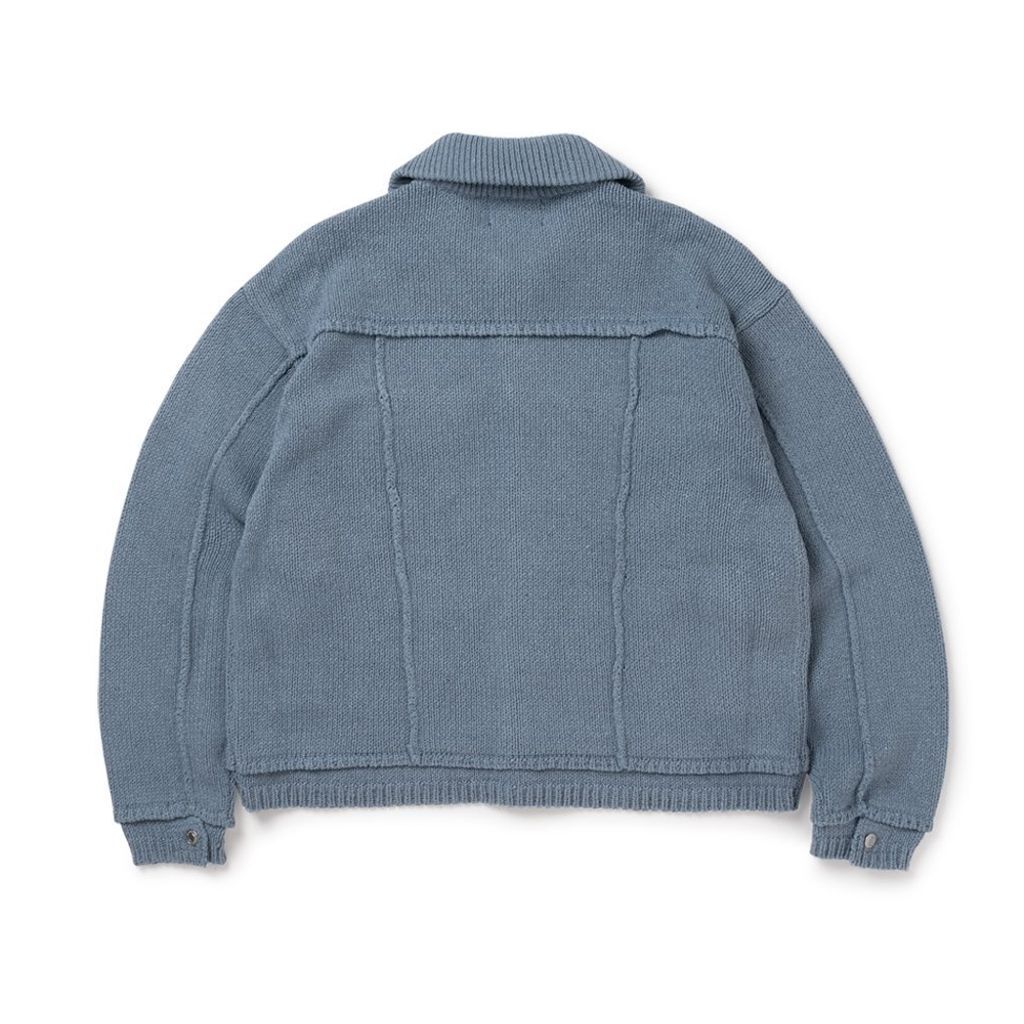 SON OF THE CHEESE 刺繍ジャンパー Mサイズ SON OF THE CHEESE / Dot Pocket Shirt ( NAVY ) |