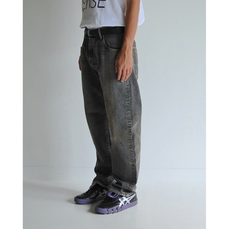 ANACHRONORM REGULAR TAPERED WASHED 5P BLACK DE
