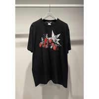Ground Y  COTTON JERSEY SKULL STRAWBERRY T-SHIRT