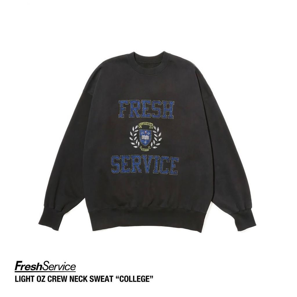 トップス FreshService / LIGHT OZ CREW NECK SWEAT FreshService｜LIGHT OZ CREW NECK SWEAT | 眠家オンラインストア