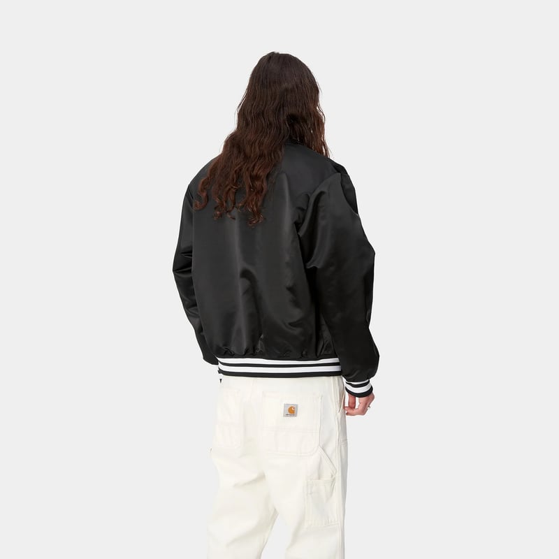 CARHARTT WIP CLASS OF 89 BOMBER JACKET | MAROON