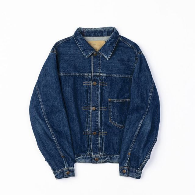 ANACHRONORM FRONT TUCK DENIM JACKET INDIGO(ONE