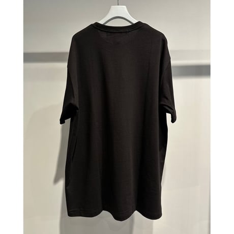 Ground Y JERSEY FLOCKY BOX LOGO T-SHIRT