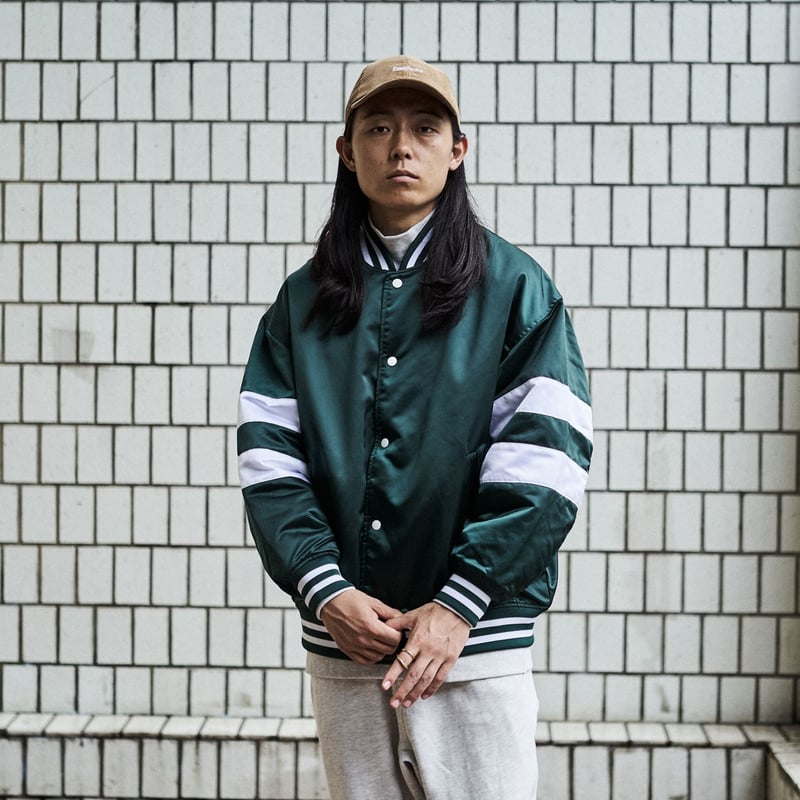 フレッシュサービススタジャンSATIN STADIUM JUMPER