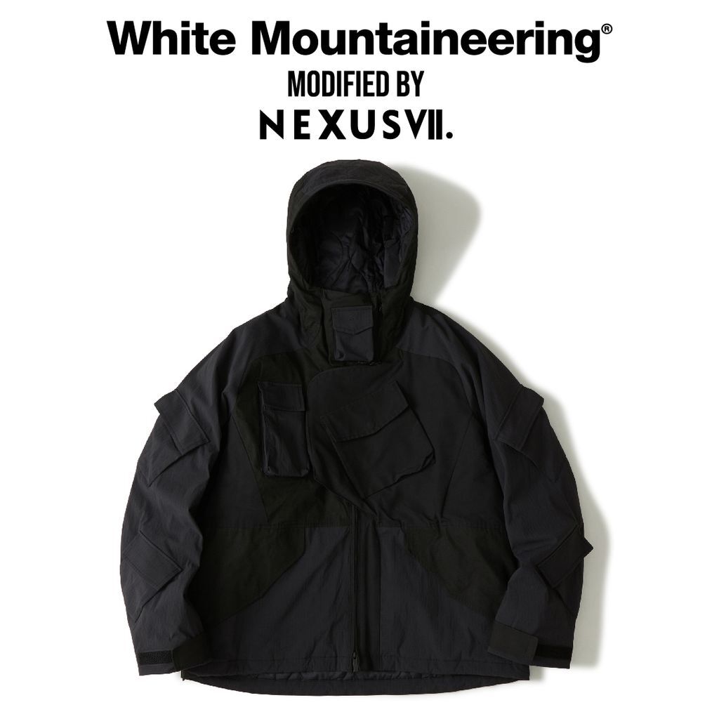 ＷＭ×ＮＥＸＵＳ　ＳＥＶＥＮ．ＡＳＹＭＭＥＴＲＹ　ＪＡＣＫＥＴ WM × NEXUSⅦ. ASYMMETRY JACKET - White Mountaineering®︎ – White