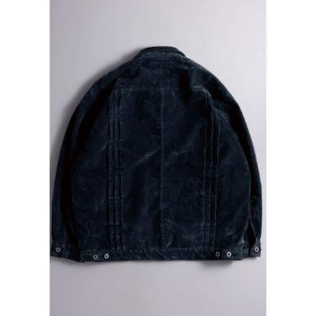 【予約商品】FDMTL FA26JK54R FLOCK LEATHER JACKET RINSE