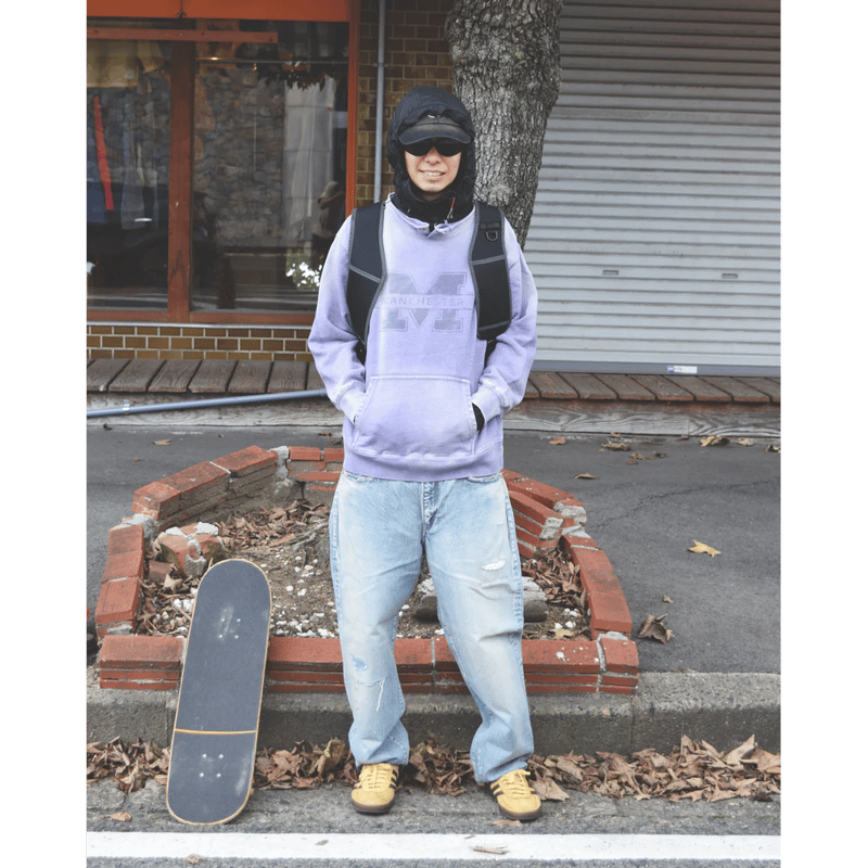 トップス ANACHRONORM W PRINT CUT-OFF SWEAT PARKA ANACHRONORM W PRINT CUT-OFF SWEAT PARKA