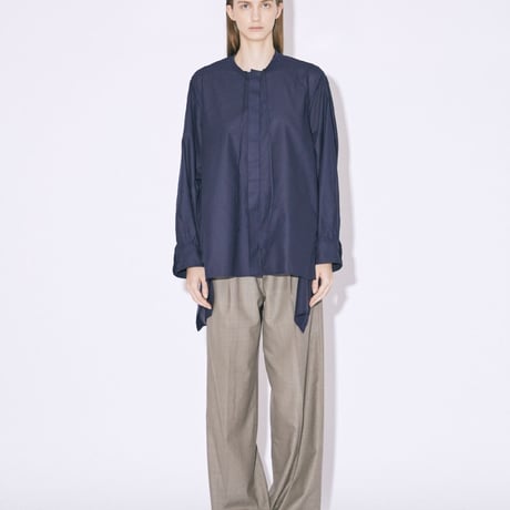 beautiful people double-end leno cloth tuxedo blouse