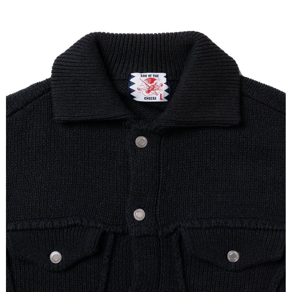 SON OF THE CHEESE 3RD KNIT JACKET | MAROON