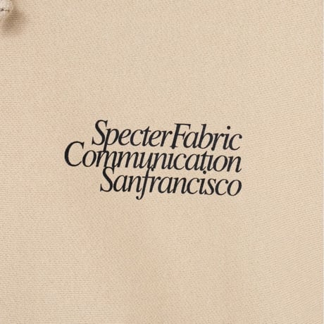 SPECTER FABRIC COMMUNICATION Sanfrancisco HOODIE （Sand）