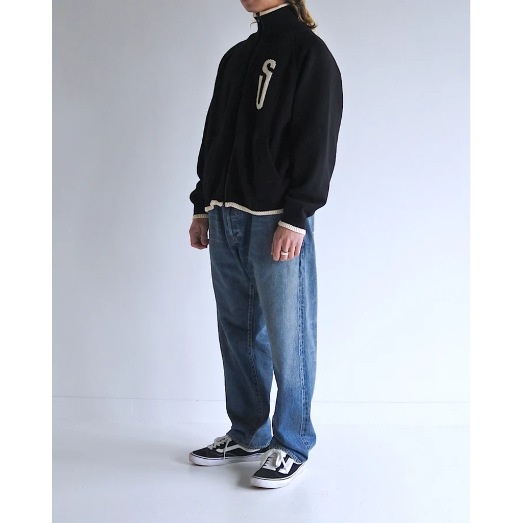 ANACHRONORM INITIAL DRIVERS KNIT BLACK | MAROON