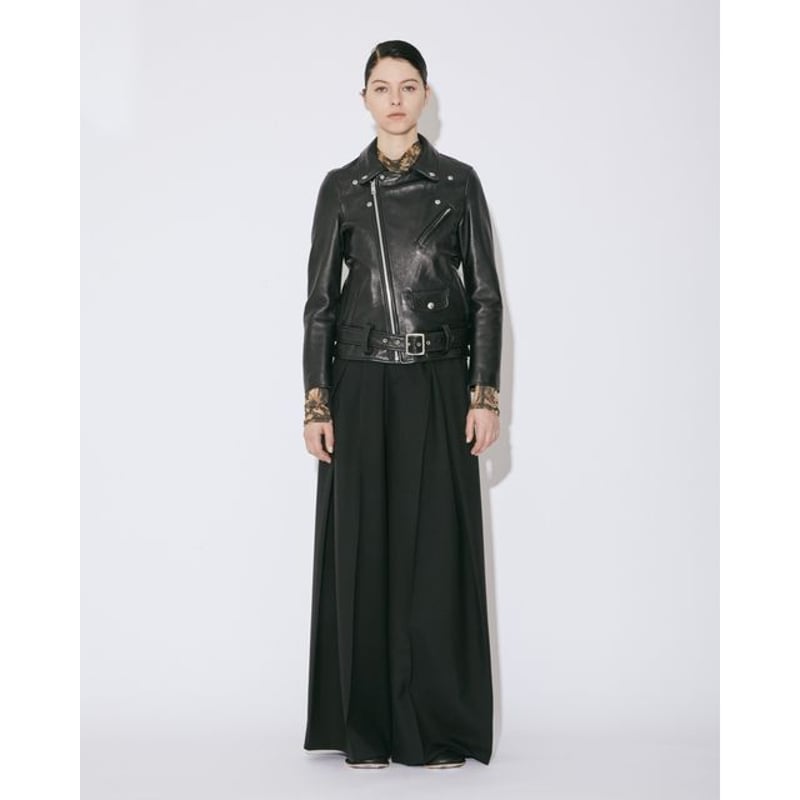最終値下　超美品　beautiful people ライダース　Ladys140 vintage leather THE / a riders jacket size140～160