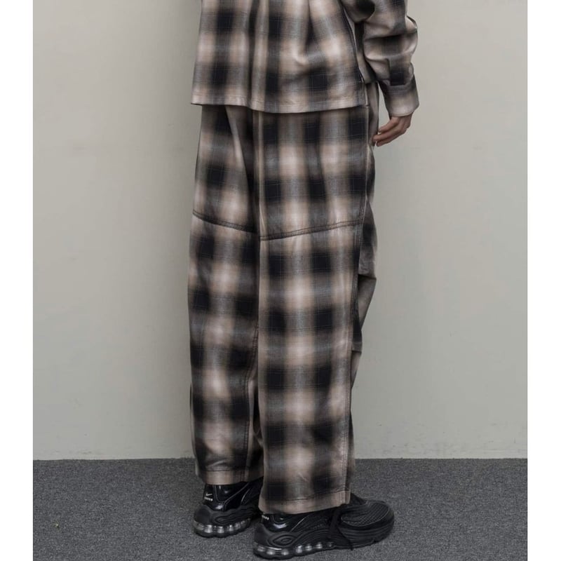 bal wide mountain pant バル　チェック　パンツ ADAM ET ROPÉ HOMME(アダム エ ロペ オム) / 【BAL/バル】PLAID WIDE