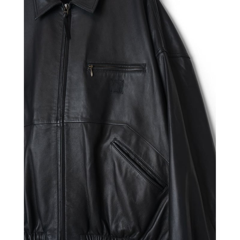 refomed CCU LEATHER WORK JACKET | MAROON