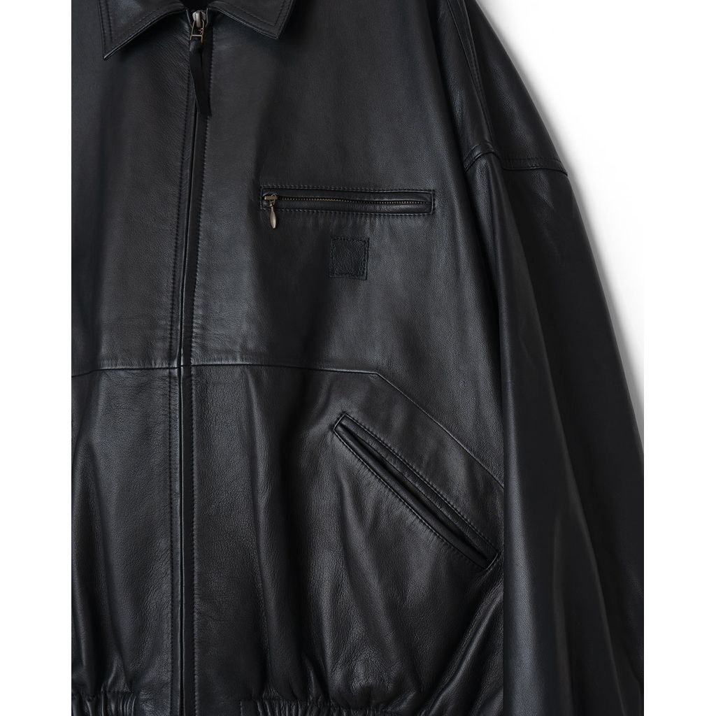 refomed CCU Leather Work Jacket レザー refomed [ CCU LEATHER WORK JACKET ] BLACK | ロイド・エフ