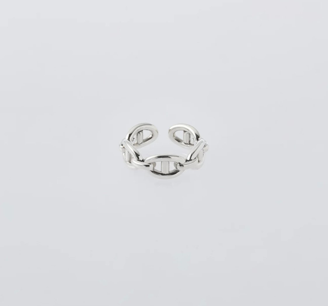 XOLO JEWELRY Anchor Chain Ring | MAROON