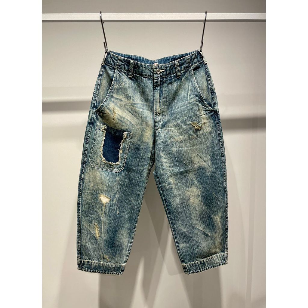 PORTER CLASSIC STEINBECK DENIM POCKET PANTS VIN