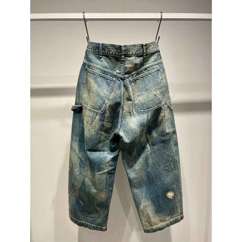 PORTER CLASSIC STEINBECK DENIM PAINTER PANTS VI
