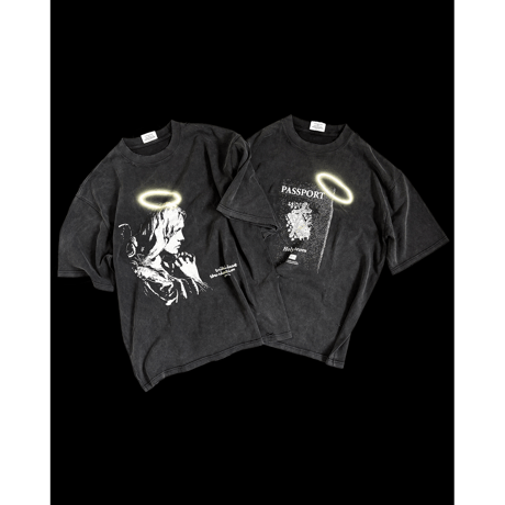 TALKING ABOUT THE ABSTRACTION TRANSCRIPTION ANGEL RING TEE