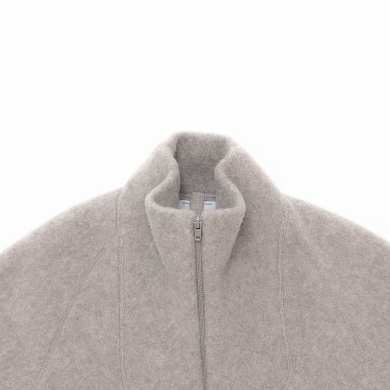 YAECA Natural Wool Fleece Pullover | MAROON