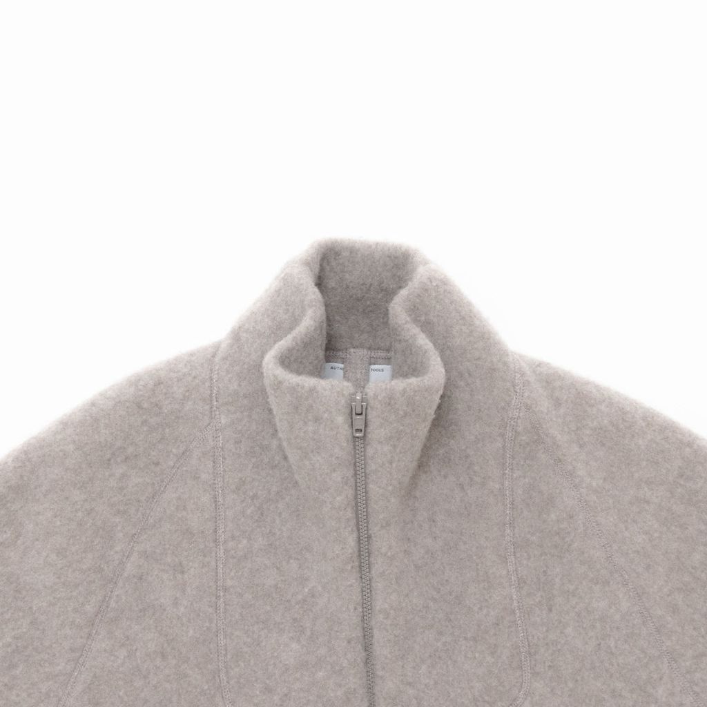 YAECA Natural Wool Fleece Pullover | MAROON