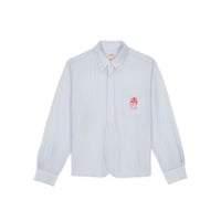 BRAIN DEAD BB Half Placket Oxford Button Up Shirt