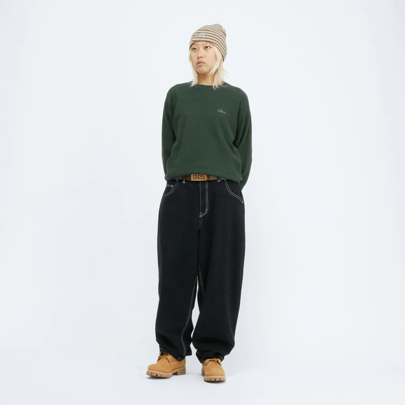 Dime CLASSIC BAGGY DENIM PANTS | MAROON