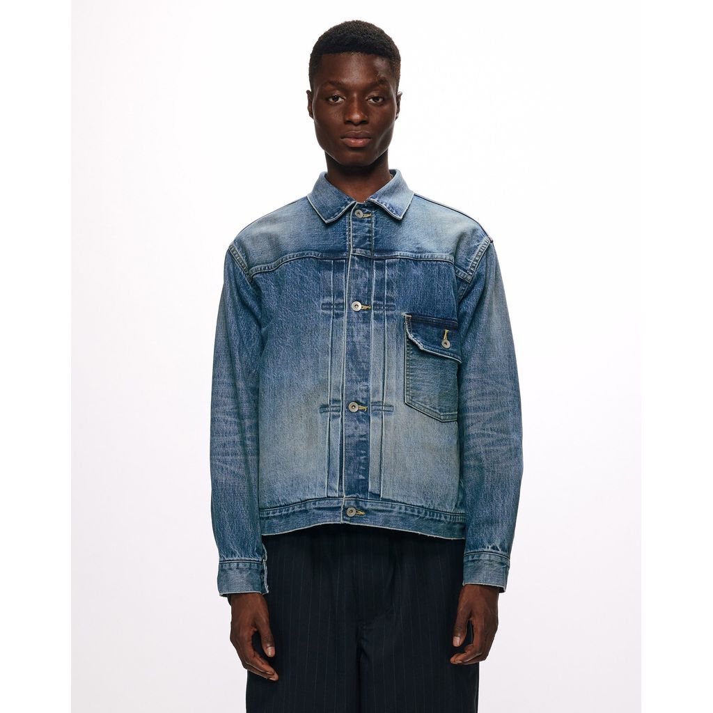 marka マーカデニムジャケットGジャンa.presse MARKA ORGANIC COTTON 13.5oz SELVEDGE DENIM TYPE