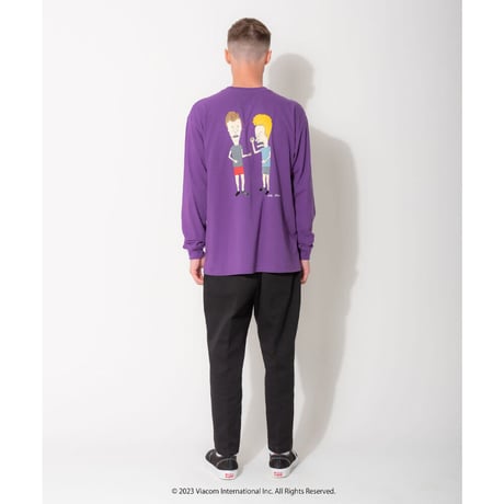 BEDWIN & THE HEARTBREAKERS L/S PRINT T "BEVIS AND BUTT-HEAD"