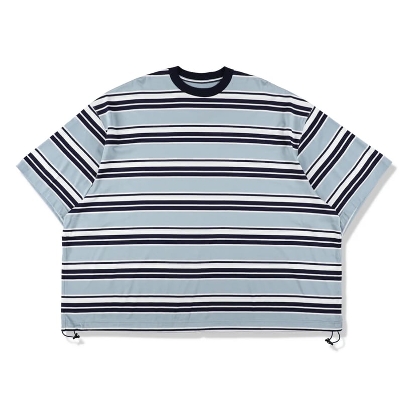 is-ness BALLOON BORDER T-SHIRT | MAROON