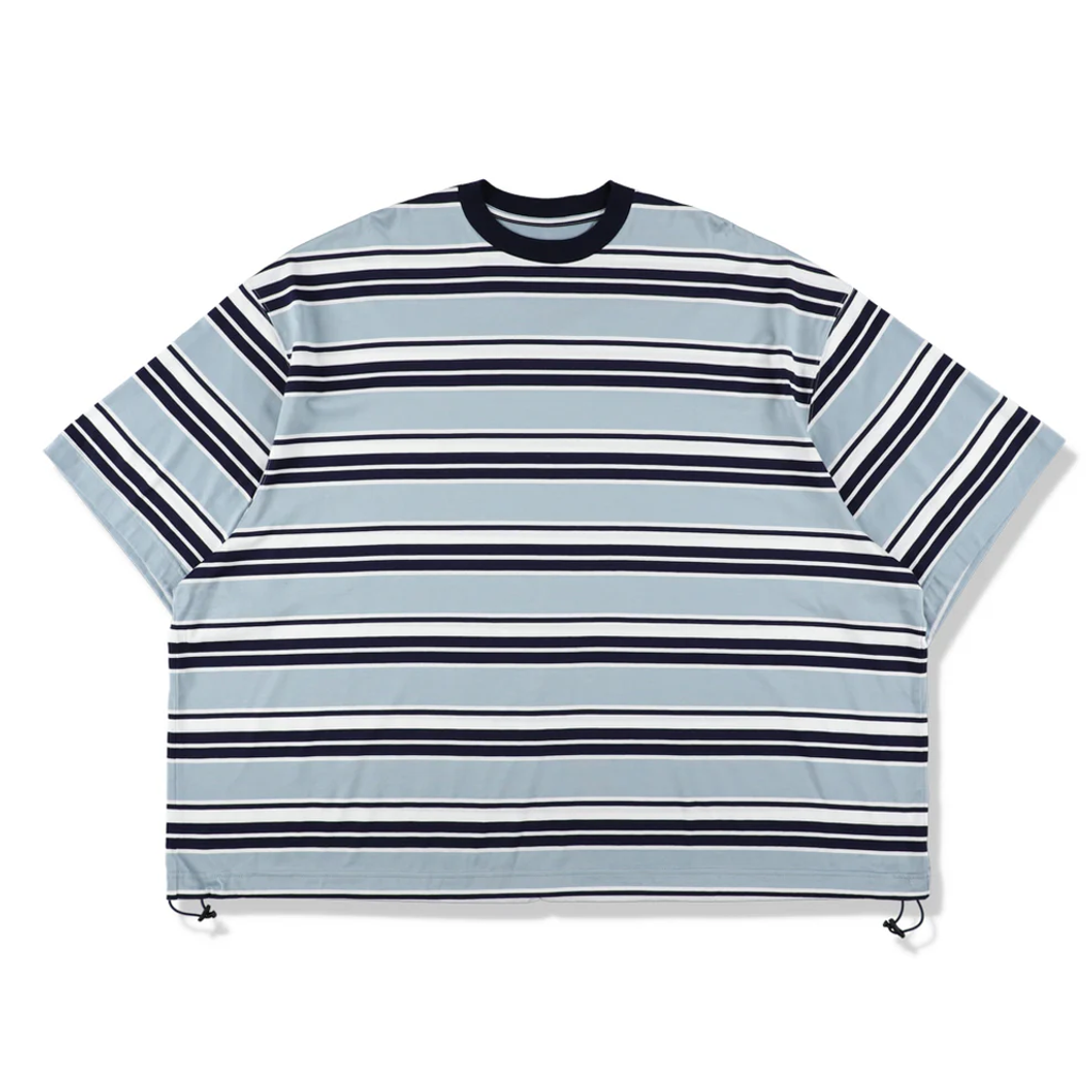 is-ness BALLOON BORDER T-SHIRT | MAROON