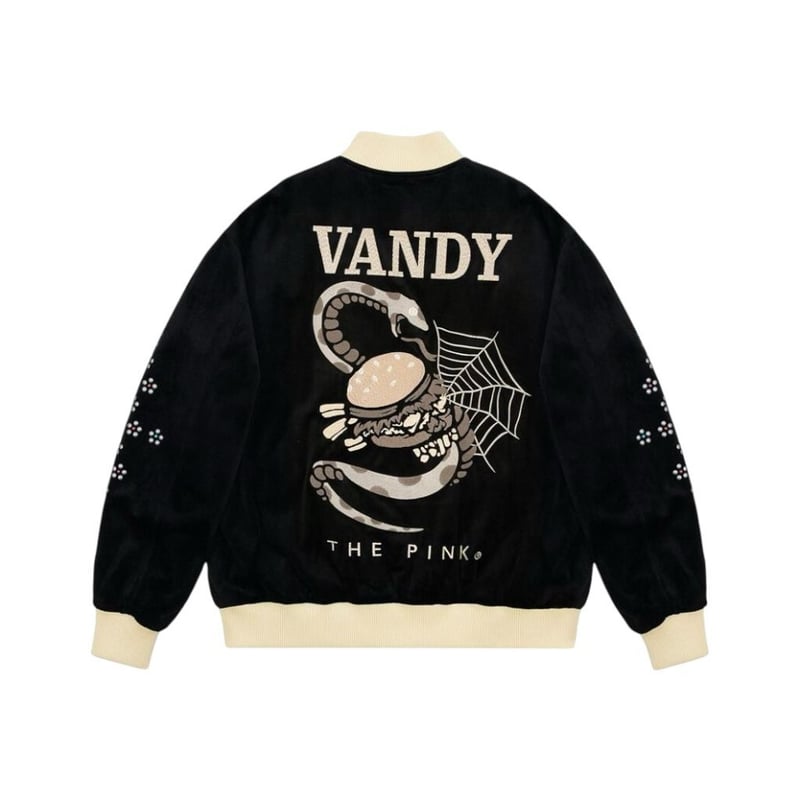 VANDY THE PINK Souvenir Jacket （BLACK） | MAROON