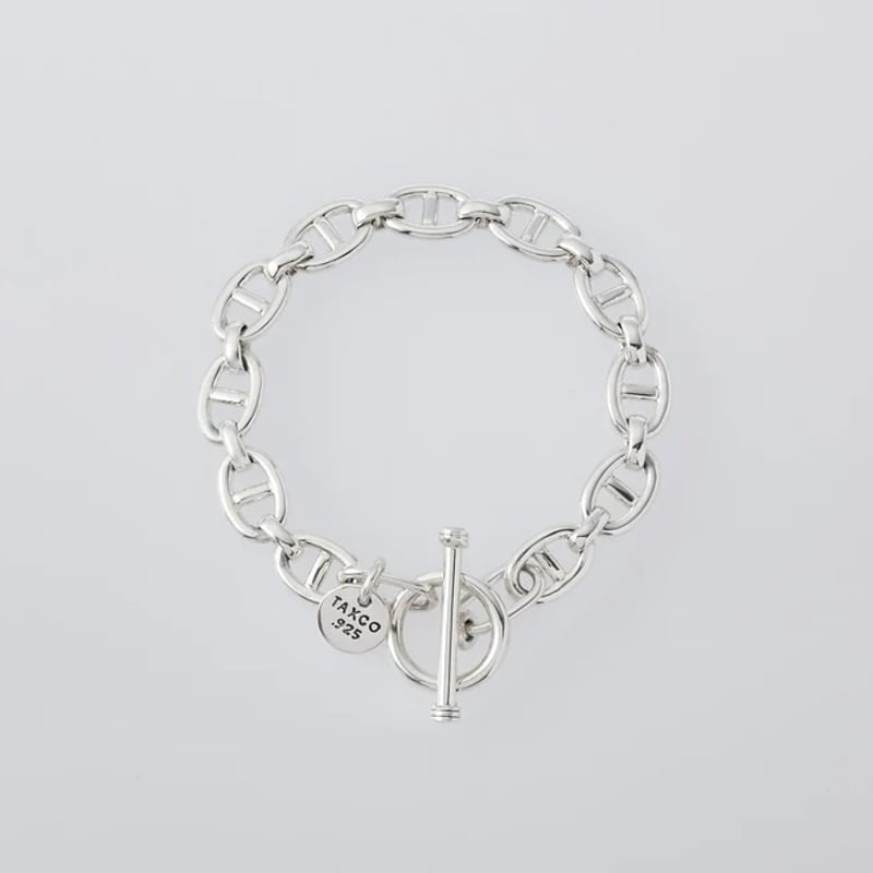 XOLO JEWELRY Anchor Link Bracelet -10mm- | MAROON