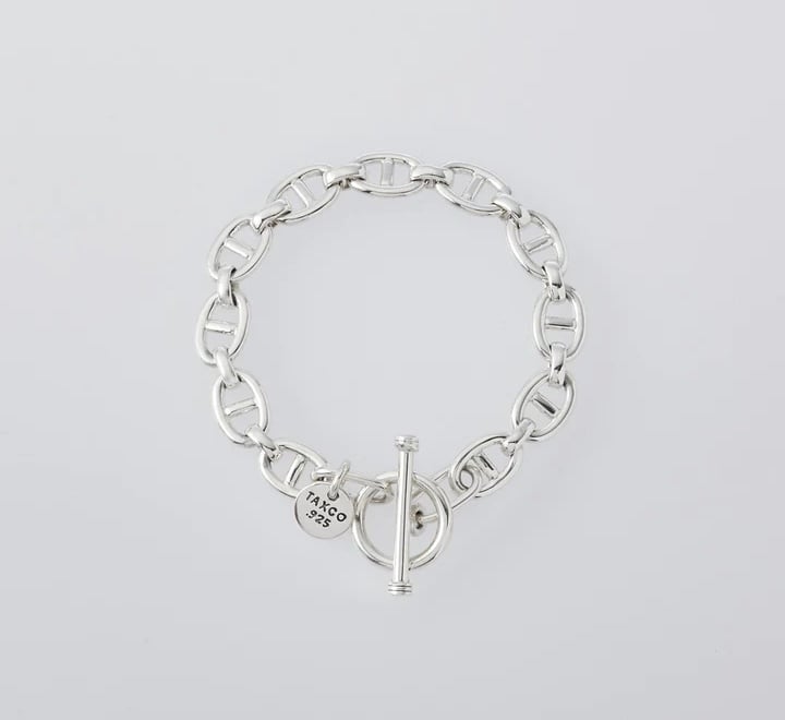 XOLO JEWELRY Anchor Link Bracelet -10mm- | MAROON