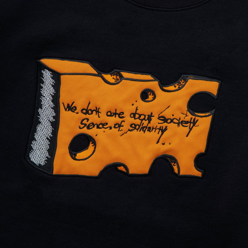 RATS CHEESE CREW NECK SWEAT | MAROON