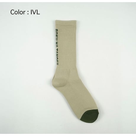 BOKU HA TANOSII ／ BOKUTANO SOCKS "バックロゴ"
