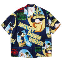 PORTER CLASSIC DISNEY VP / PC ALOHA COLLECTION ALOHA SHIRT / MICKEY & BIRD
