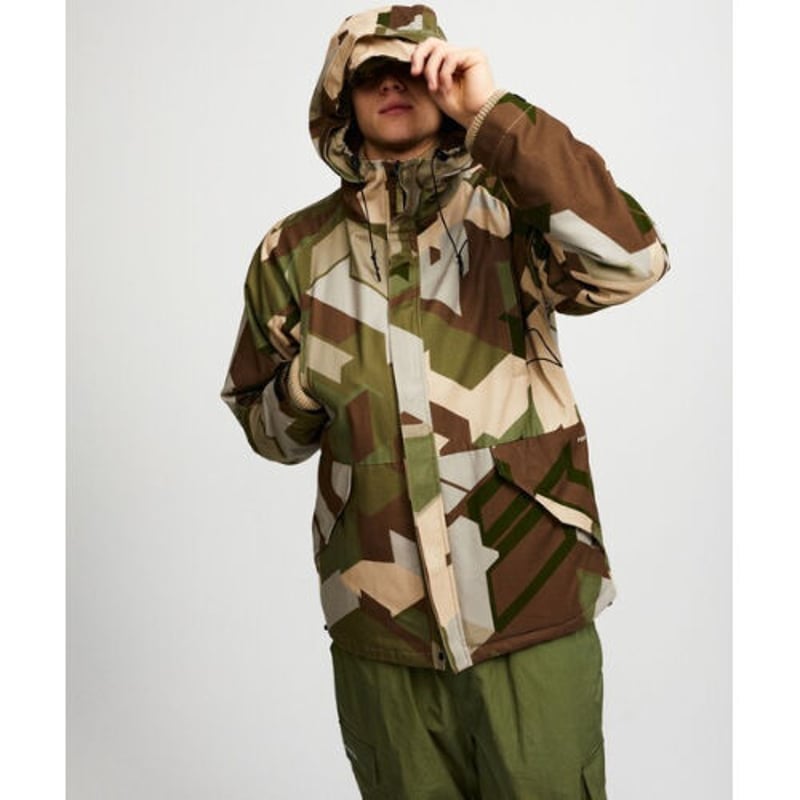 POP TRADING COMPANY PARKA JACKET DELTA CAMO | M...