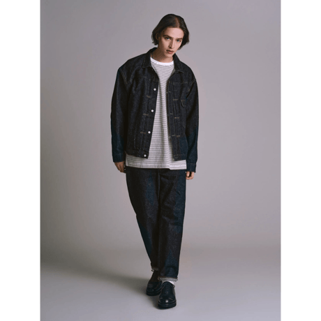 New Manual #017 LV 61's TAPERED JEANS ONE-WASHED