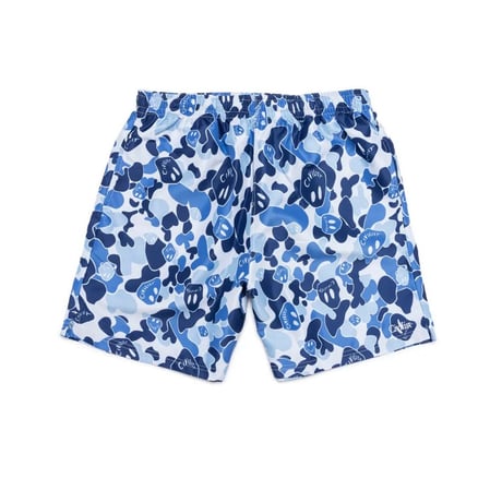 Civilist Smiler Camo Shorts - Blue Camo