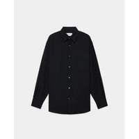 MARKAWARE Super 160's Washable Wool Oxford Comfort Fit Shirt