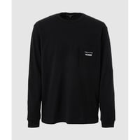 COMME des GARCONS HOMME CdG HOMME LOGO LONG SLEEVE TEE（BLACK）