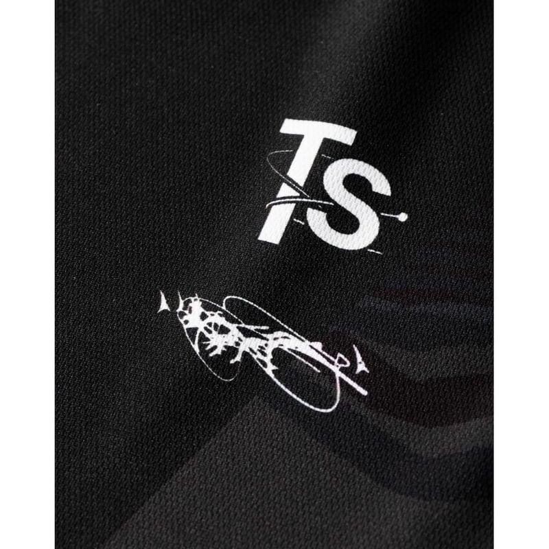 トップス TIGHTBOOTH SauRas Being SOCCER JERSEY M TIGHTBOOTH x SauRas Being】L/S SOCCER JERSEY black タイト