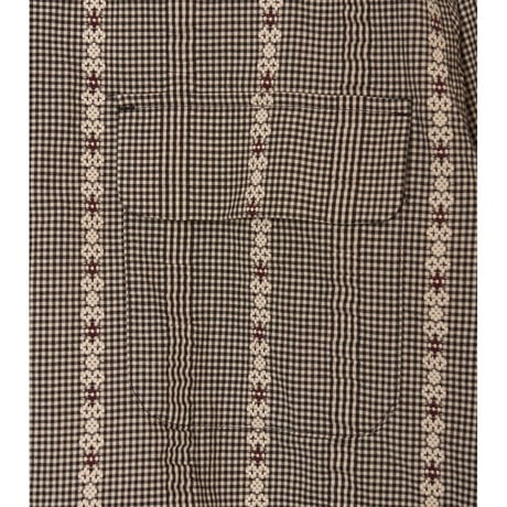 SUGARHILL DOBBY OPEN COLLAR SHIRT