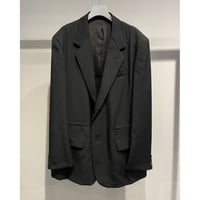 Y's for men WOOL GABARDINE LEFT AND RIGHT CHANGE POCKET JACKET