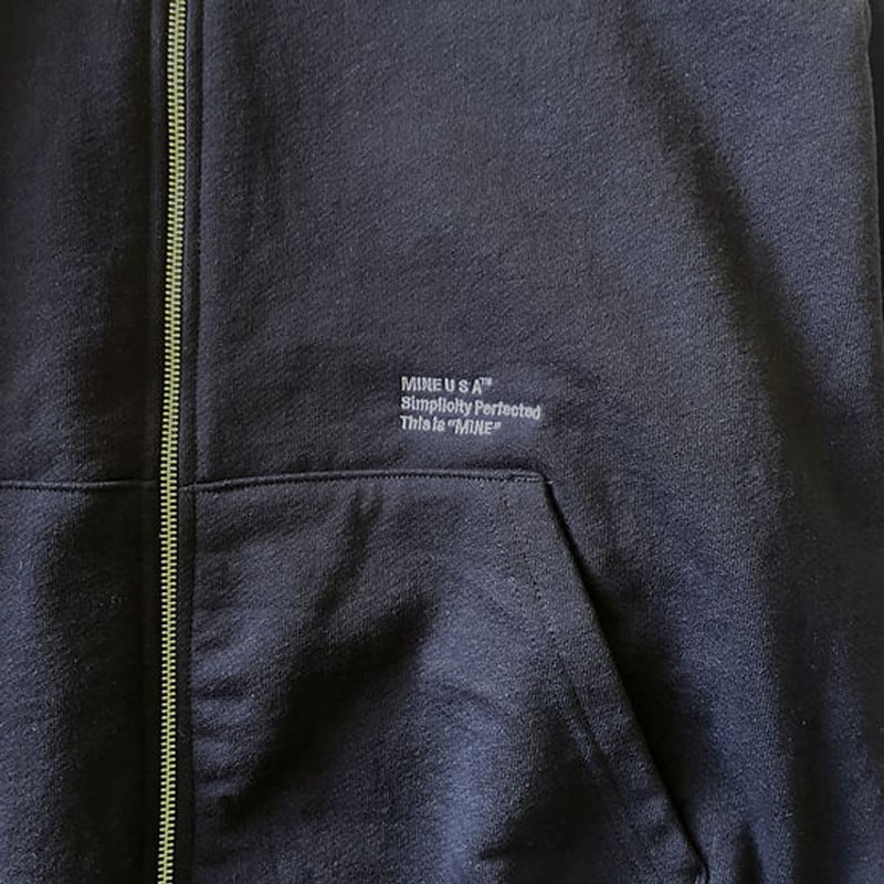 MINE “Simplicity Perfected” ZIP-UP HOODIE | MA