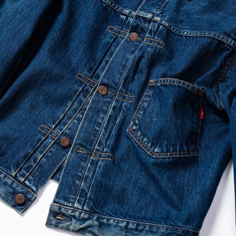ANACHRONORM FRONT TUCK DENIM JACKET INDIGO(ONE
